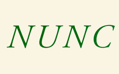 Première sélection des Prix de la revue NUNC 2019